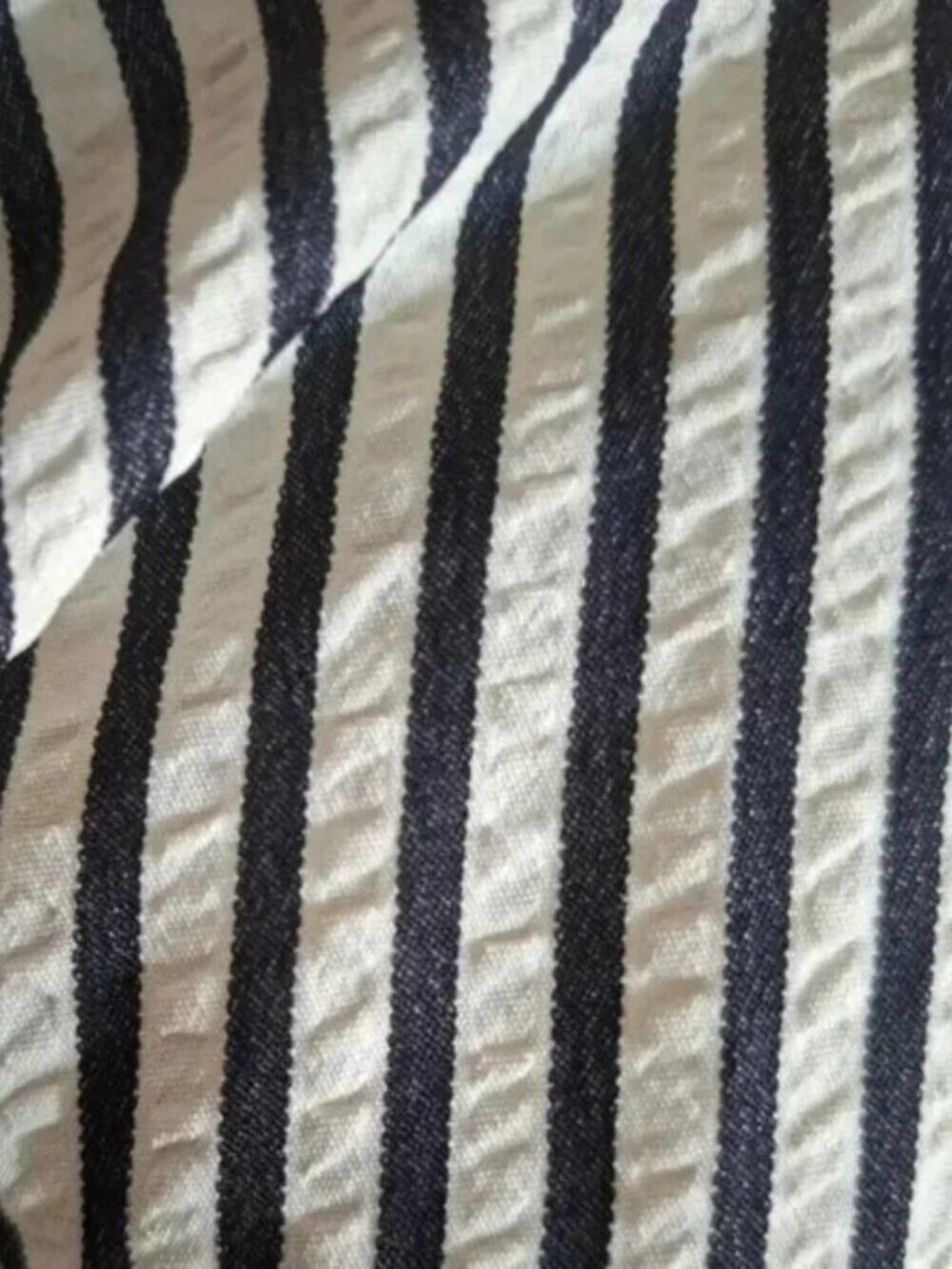 Striped Black & White Maxi Dress - Picture 5 of 5